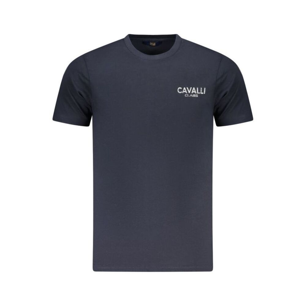 Cavalli Class Blu Cotton Men Men's T-Shirt